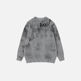 Fashionable Oversized Hip Hop Knit Jumper Sweater