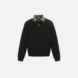 Men Stylish Oversized Plaid Collar Sweatshirt