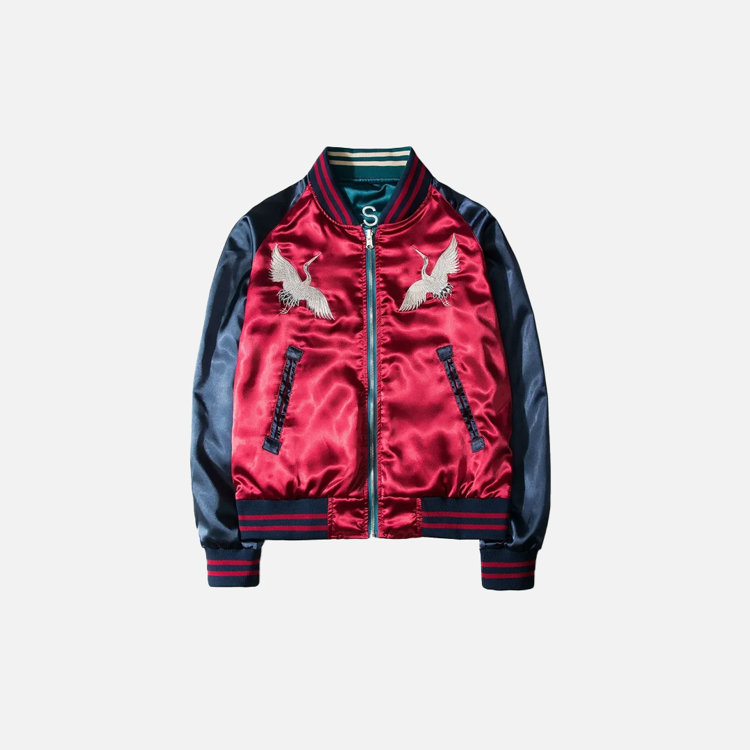 Autumn Streetwear Luxury Reversible Varsity Jacket