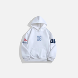 Insulated Embroidered American Style Letter Hoodie