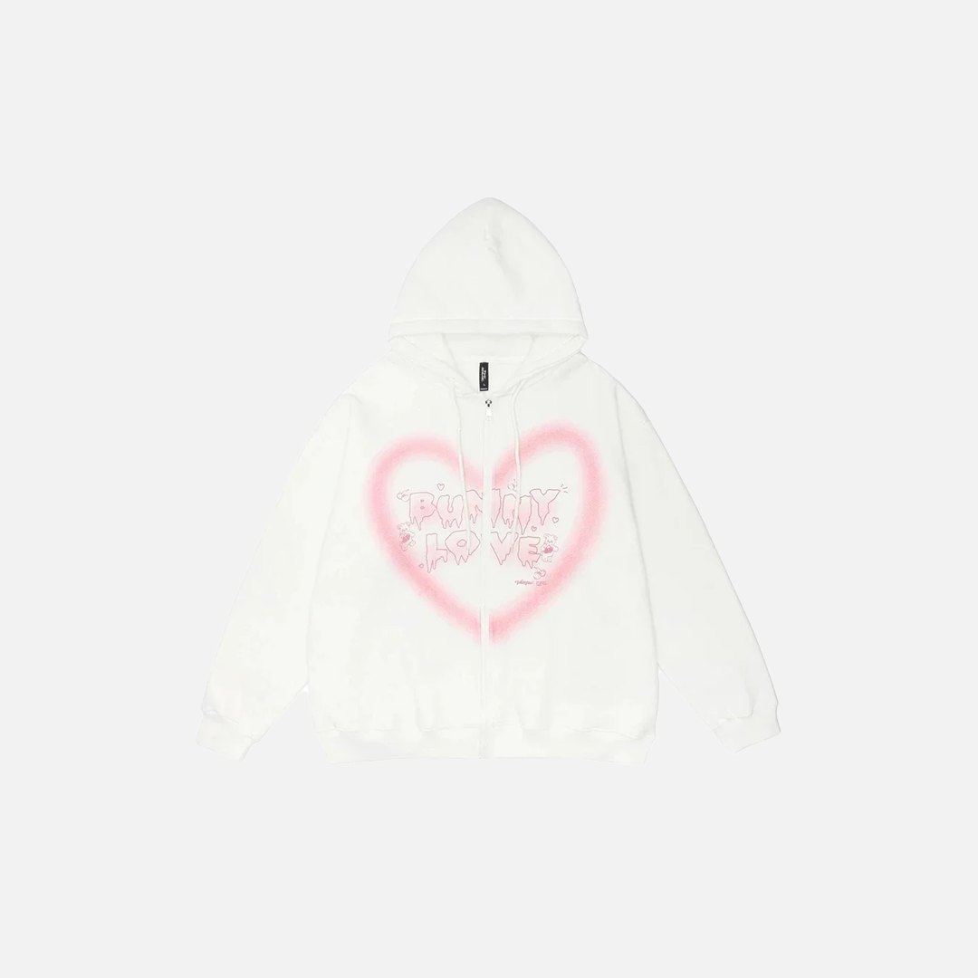 Essential Graffiti Print Hip Hop Hooded Sweatshirt