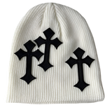 Cross Knitted Beanie