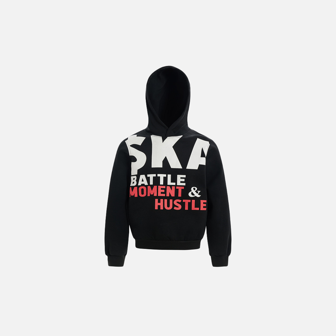 Autumn Hip Hop Bold Letter Print Hoodie