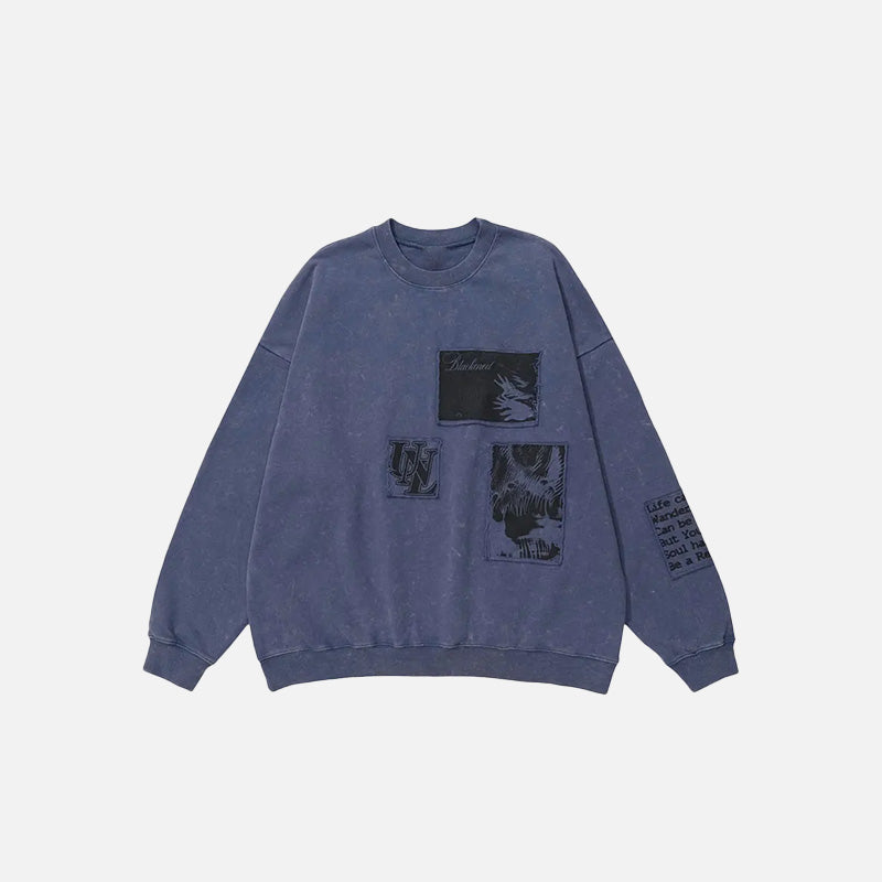 Urban Patchwork Sweatshirt