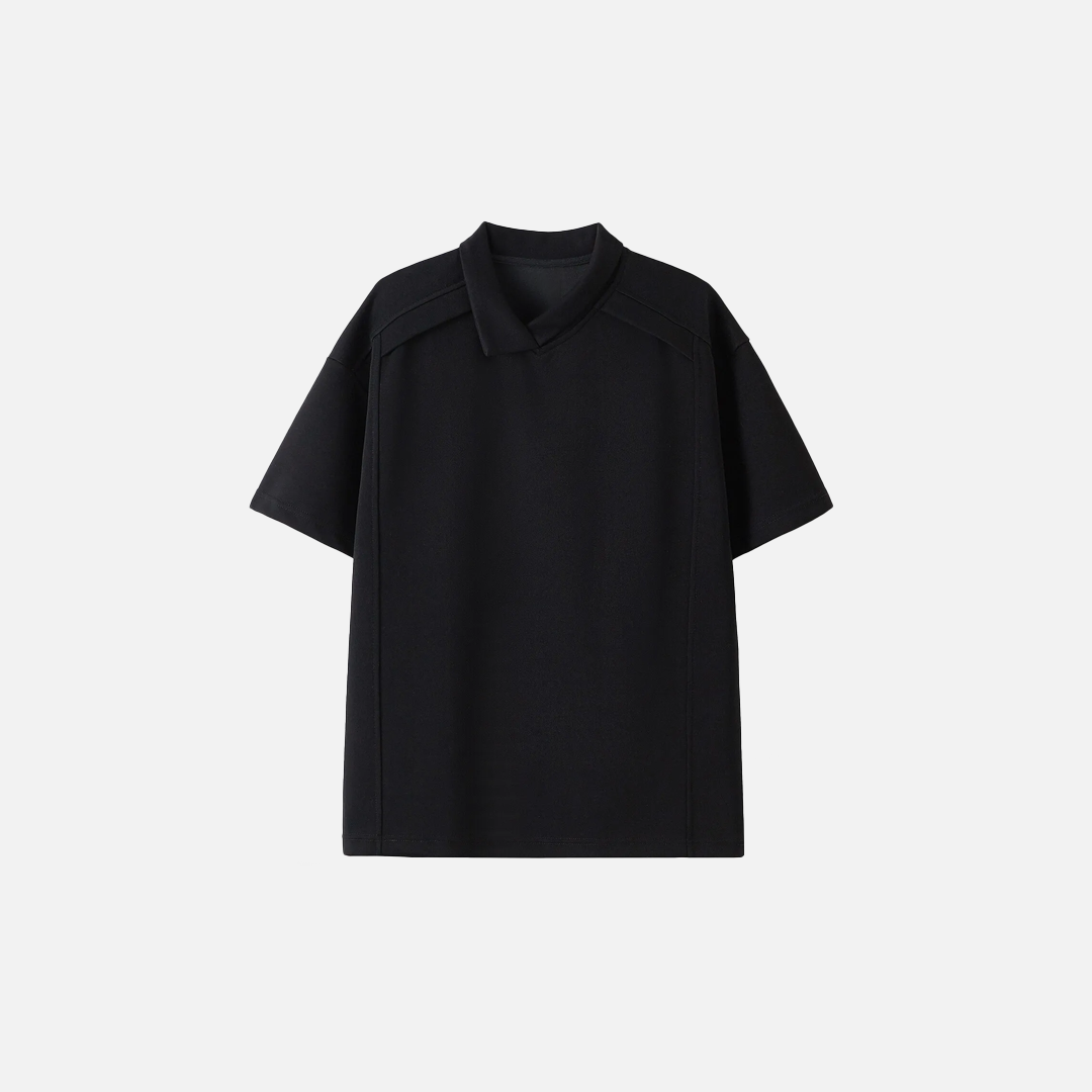 Summer Classic Irregular Polo Collar T-Shirt