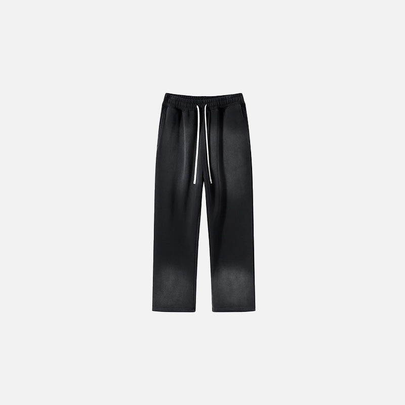 Jogginghose mit elastischem Bund, gewaschen