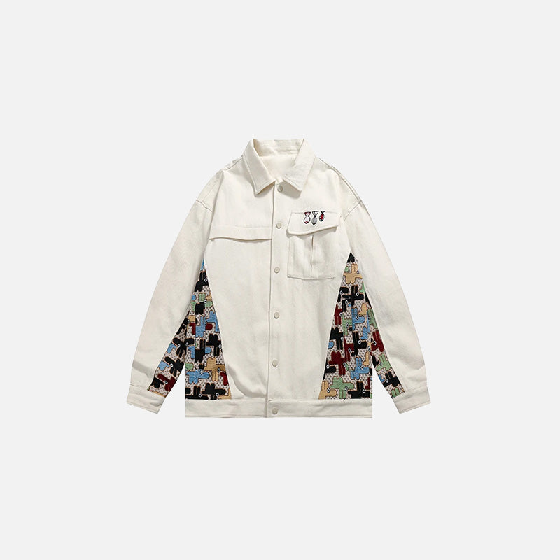 Patchwork-Pop-Tetris-Jacke