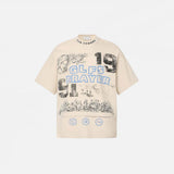 T-shirt graphique oversize style hipster