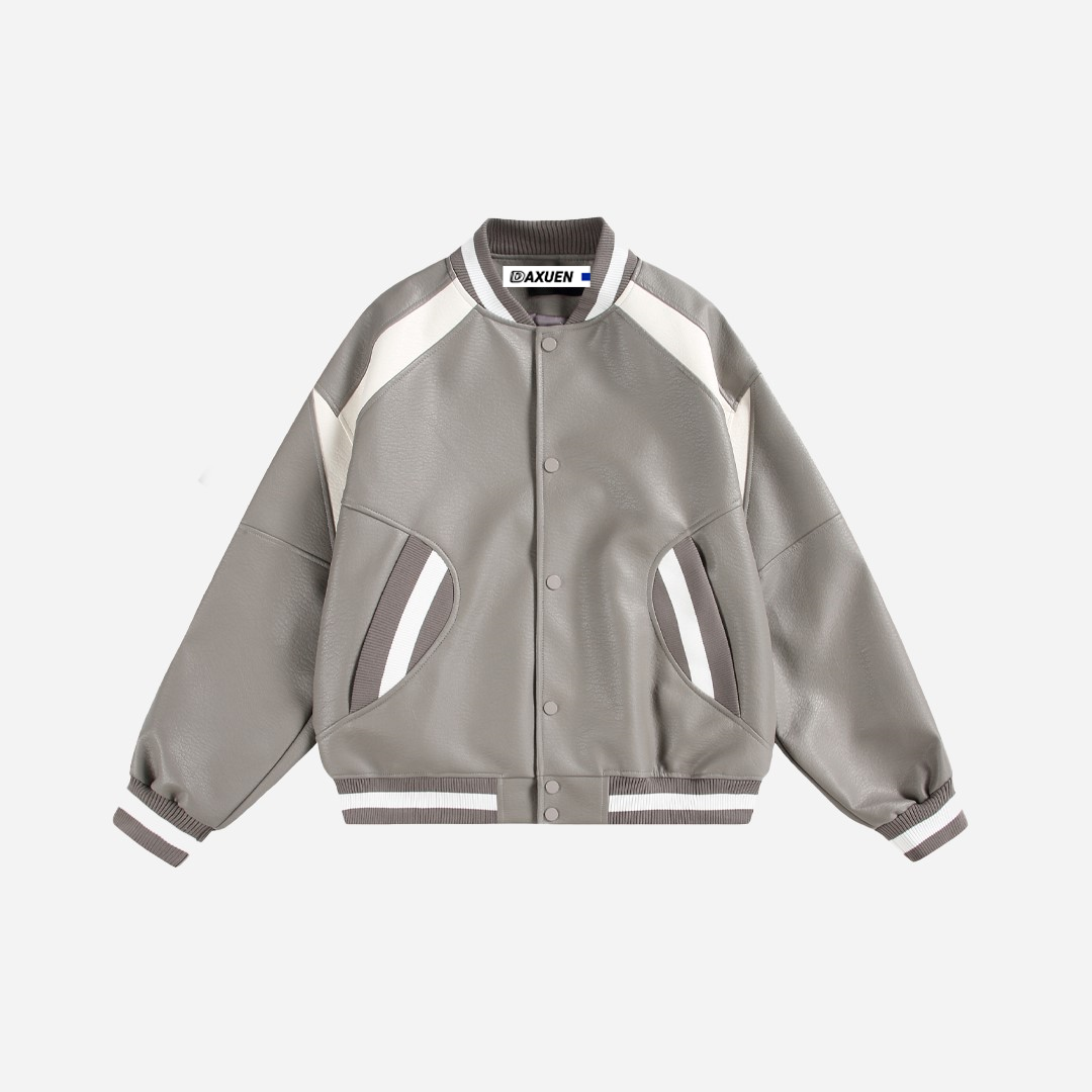Japanese workwear Retro High Street leather Jacket