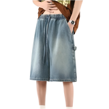 Denim Oversized Streetwear Jorts