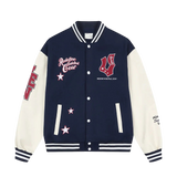 Two-Tone College Varsity Jacket