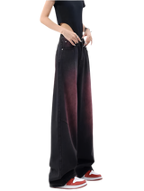 Vintage Panelled Wide-Leg Jeans