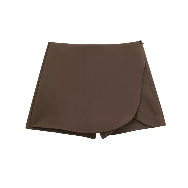 Brown skirt on a white background