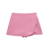 Pink fabric square on a white background