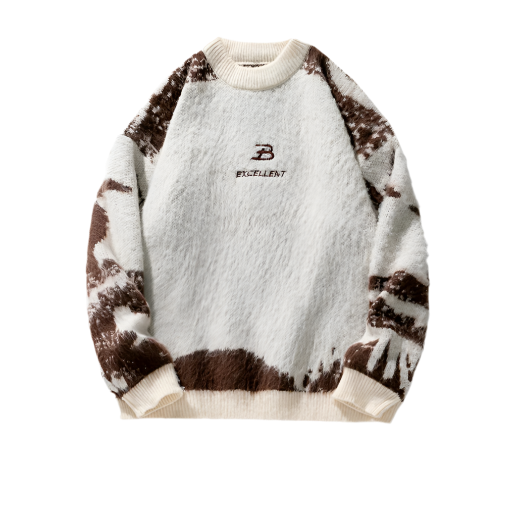 Y2k Stripped Knitted Sweater