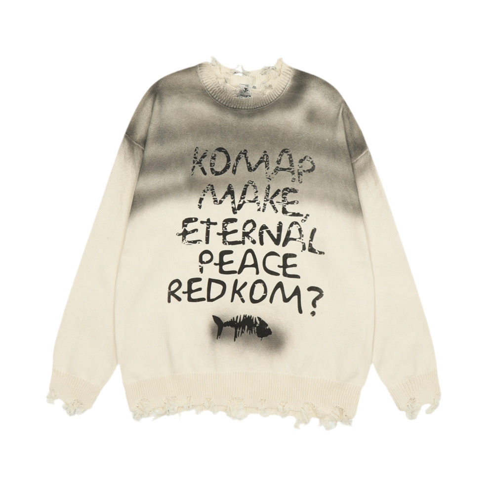 Eternal Jet Painted Sweater