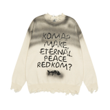 Eternal Jet Painted Sweater