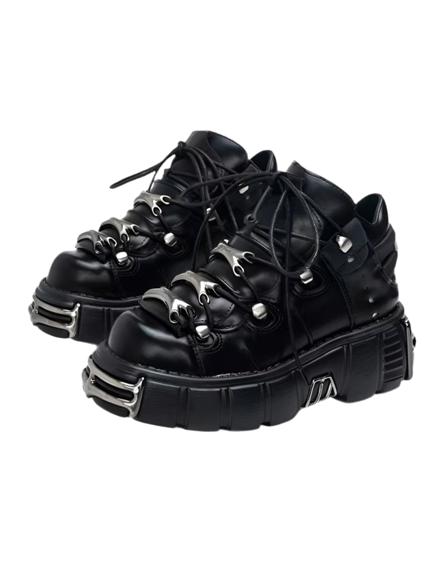 Metal Thick Bottom Shoes