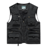 Multi-Pocket Breathable Cargo Vest