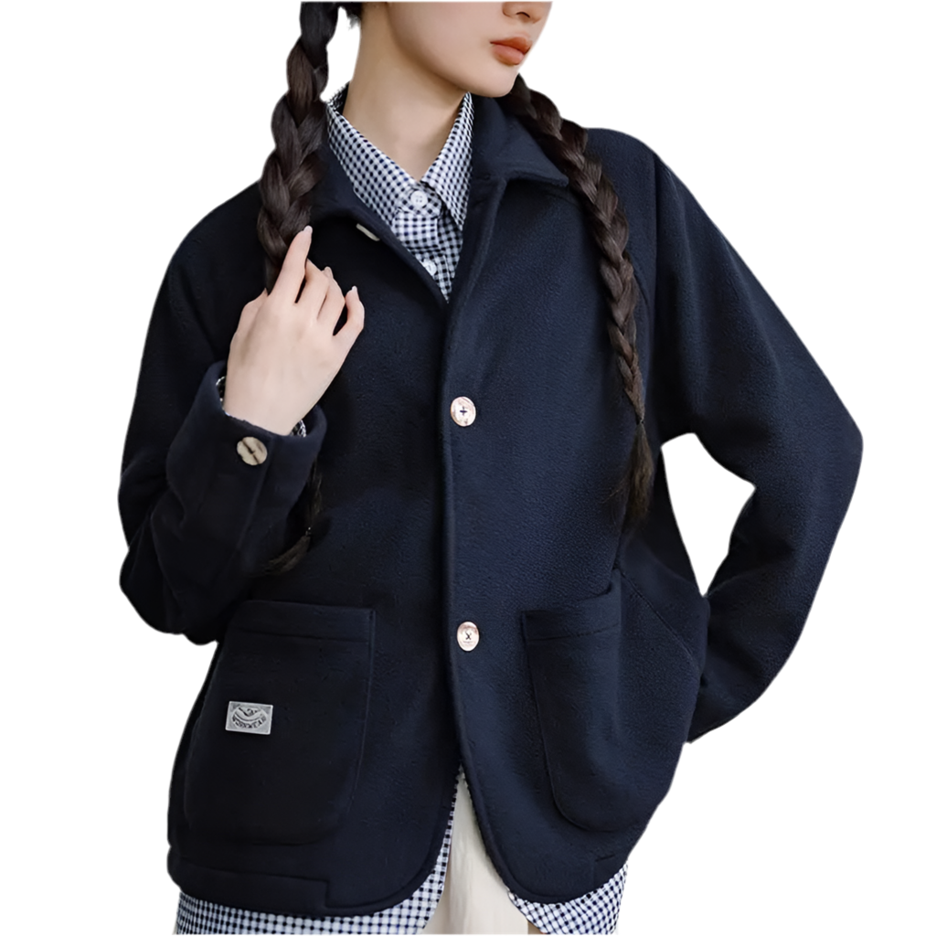 Maden Fleece Pocketed Jacket