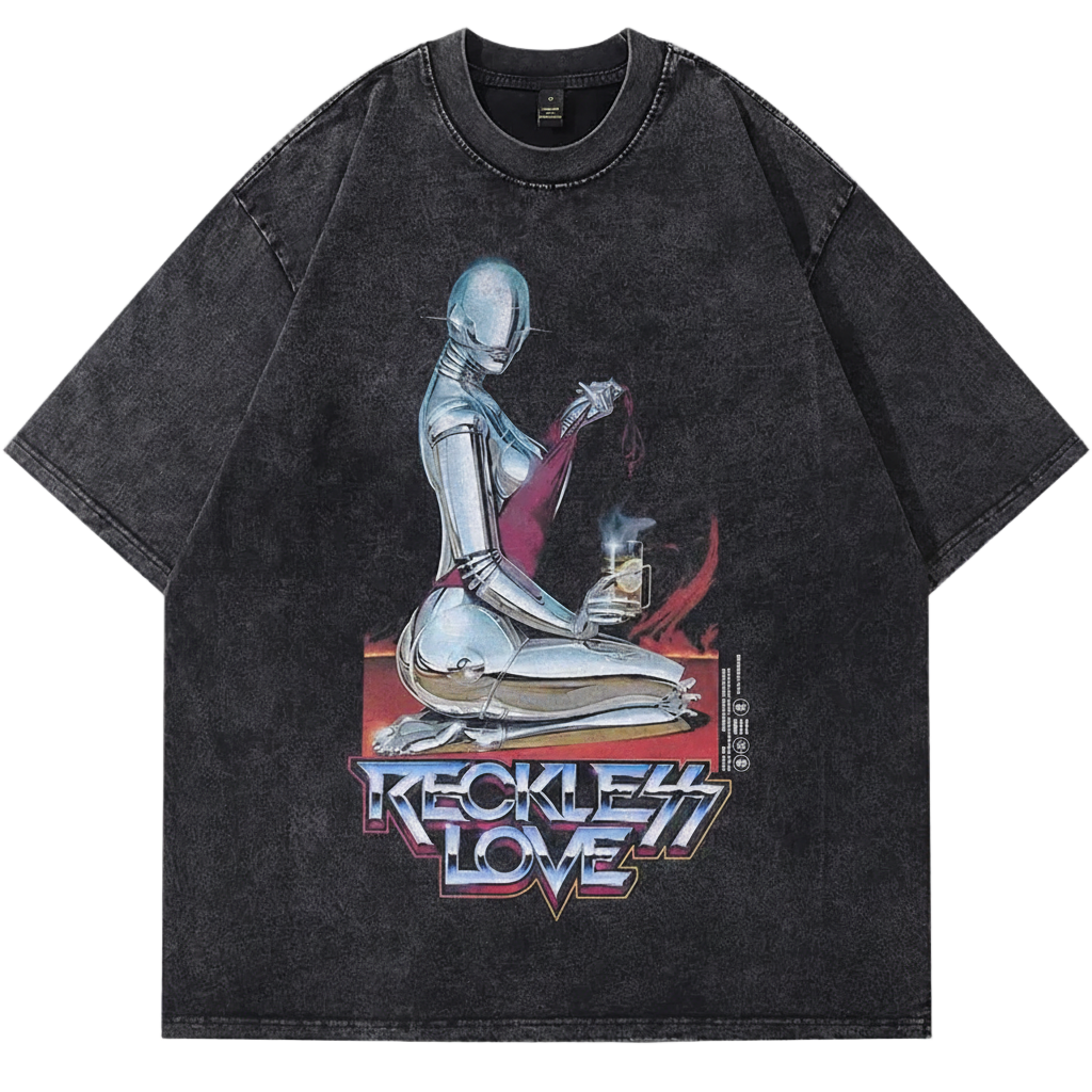 Reckless Love Robot Graphic Tee