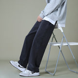 Pantalon en jean ample à jambes larges
