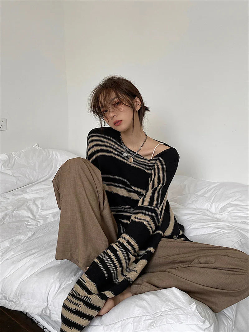Y2K Cable Knit Sweater