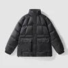 Brown Utility Streetwear Puffer Jacket