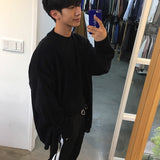 Locker gestrickte Strickjacke