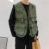 Gilet à poches sur tout le corps