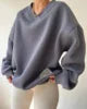 Long Sleeve V-Neck Casual Sweatshirt