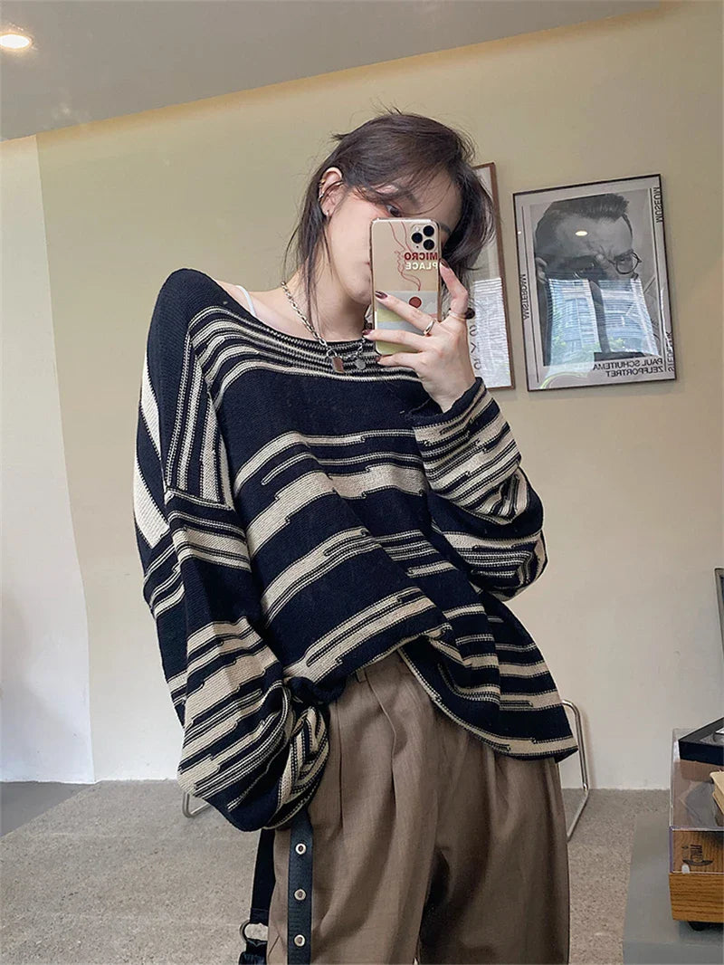 Y2K Cable Knit Sweater