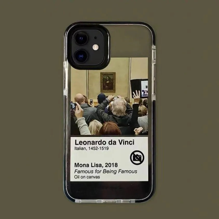 Coque iPhone vintage De Vinci