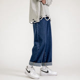Jean ample classique uni