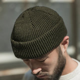 Military Wool Knit Thick Beanies