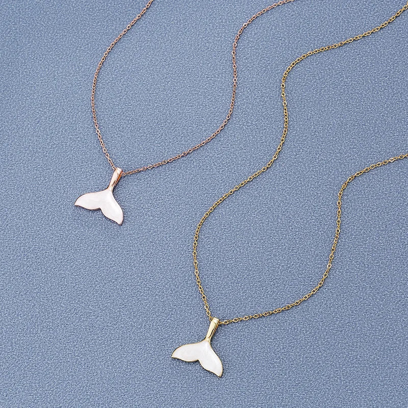 Beautiful Mermaid Tail Pendant Necklace