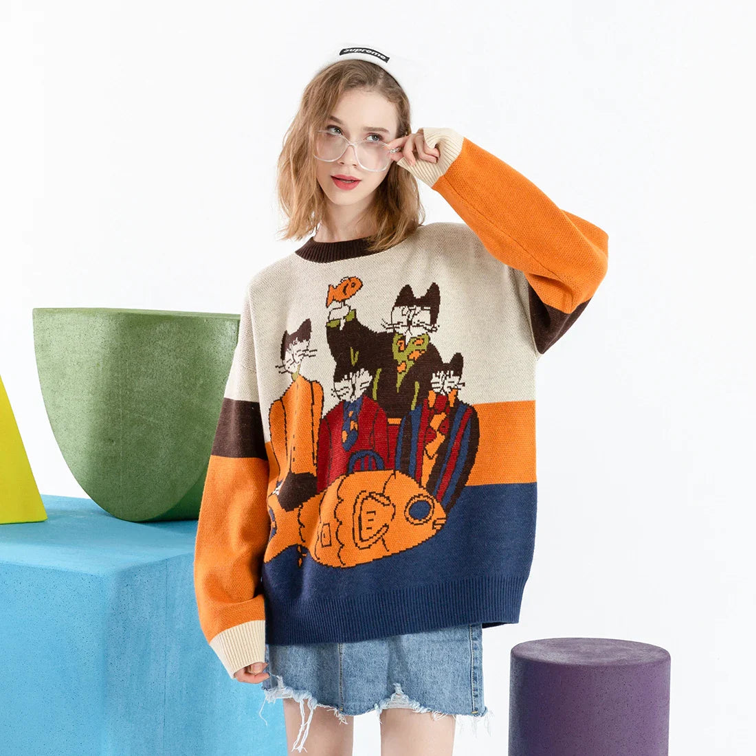 Der Katzenfutter-Pullover