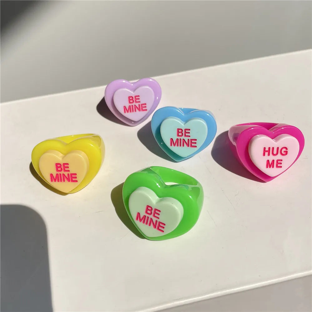 Be Mine Heart Charms Ring