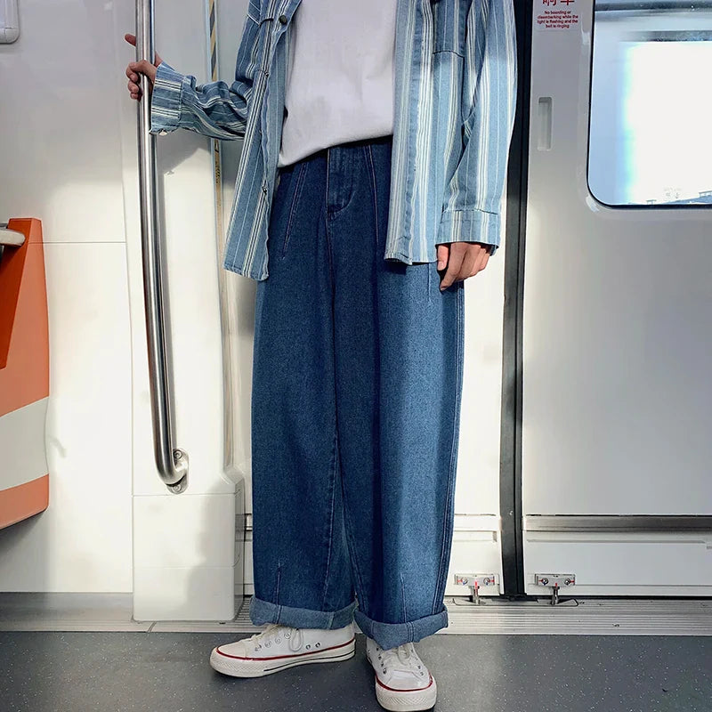 Streetwear Oversized Loose Wide Leg Denim Jeans
