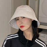 Colored Korean Style Aesthetic Bucket Hat