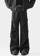 Acradic Avant-Garde Wide-Leg Utility Pants