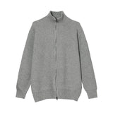Ribbed Full-Zip Cardigan Sweater