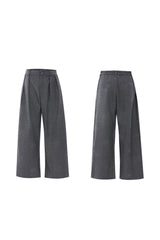 Strassbesetzte Pailletten-Plisseehose 