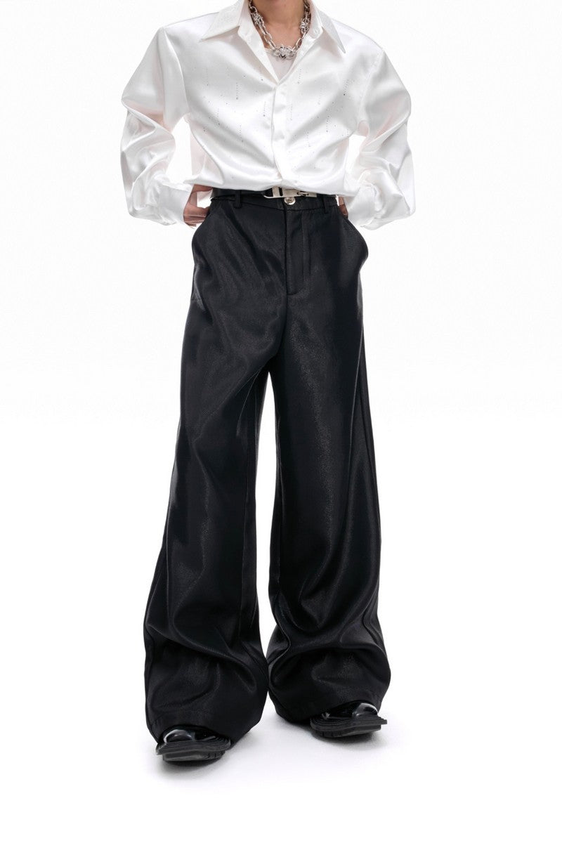 Liquid Shine Straight Pants 