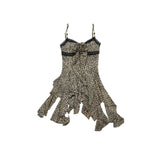 No Romance Floral or Leopard Handkerchief-Hem Camisole