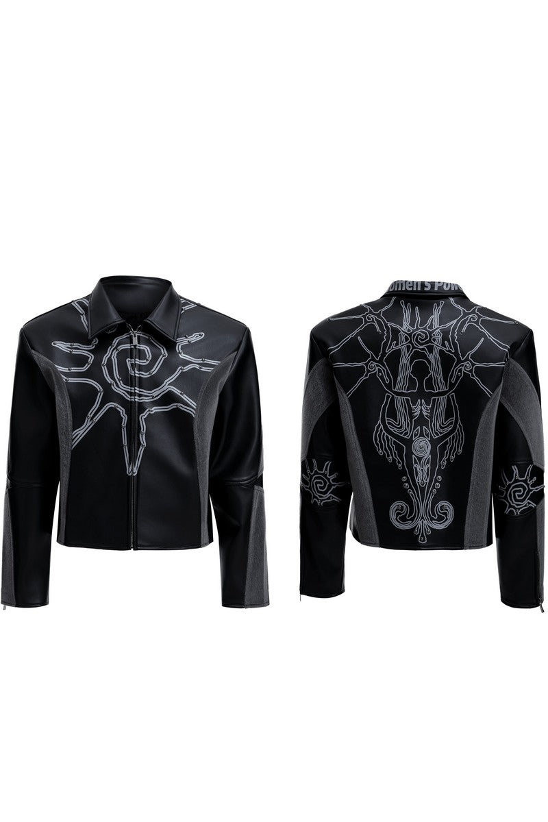 Dekonstruierte Nietenjacke