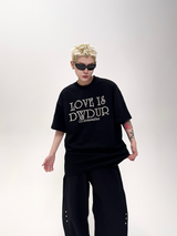 Love Is Dydup Pearl Lettering Tee