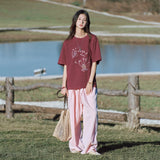 Abstract Bird Sketch Oversized T Shirt