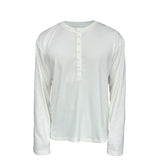 Classic Neutral Long-Sleeve Henley Tee