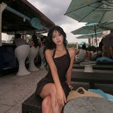 Cabana Halter Swim Dress